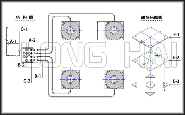 氣墊搬運(yùn)車(chē)結(jié)構(gòu)圖·氣墊搬運(yùn)車(chē)氣囊結(jié)構(gòu)圖